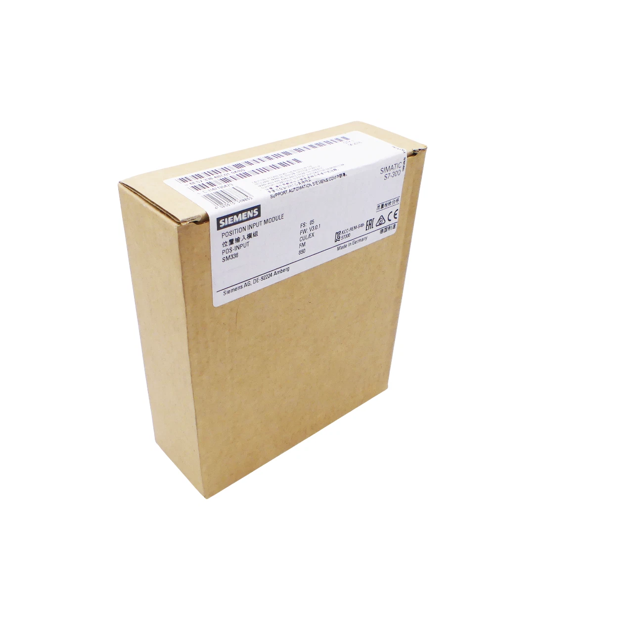 SIEMENS SIMATIC S7 6ES7338-4BC01-0AB0 6ES7 338-4BC01-0AB0 FS:05 SIEMENS SIMATIC S7 6ES7338-4BC01-0AB0 6ES7 338-4BC01-0AB0 FS:05