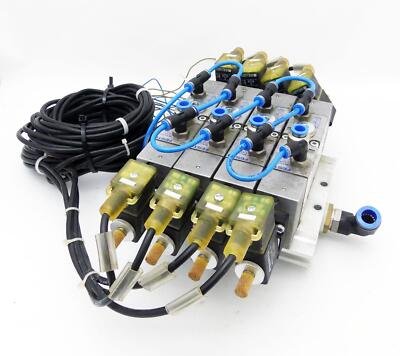 FESTO MFH-5/3-GA-1/4-S-B Magnetventil + PRS-1/4-4-B + MSFG-24/42-50/60-0D