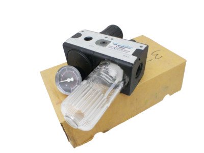 KNOTH AUTOMATION 2.1-13420 Wartungseinheit 2 teilig DR/OE G1/2''+Manometer