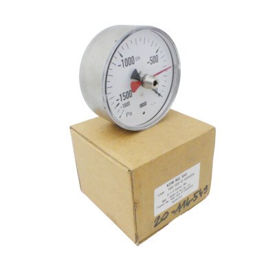LR KFM NG 100 Manometer 0...-1600Pa, KL1.6, G1/2 hinten, 109-100-D-000003