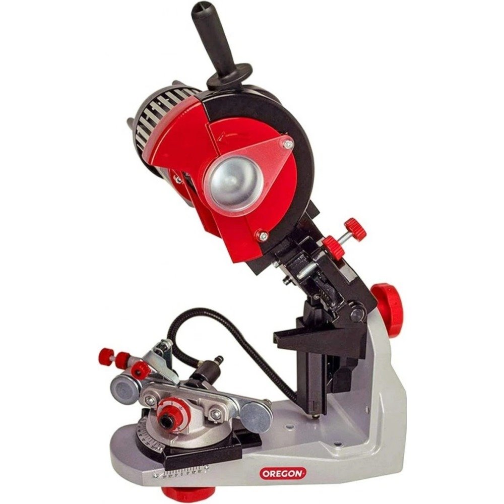 Oregon 620-230 This sharpener / grinder with hydraulic clamping for sharpening saw chains of electric and chainsaws in service centers and specialized stores