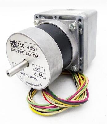 RS electric 718-903 Schrittmotor + 440-458 Stirnrad Getriebe