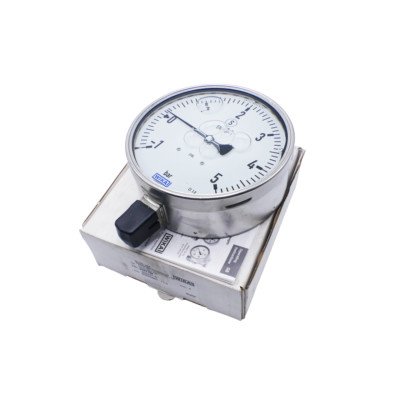 WIKA 233.30.160 Rohrfedermanometer -1...+5 bar G1/2B unten 9063129