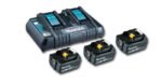 MAKITA Power Source Kit Li 18.0V 5Ah double charger + 3 batteries, in box