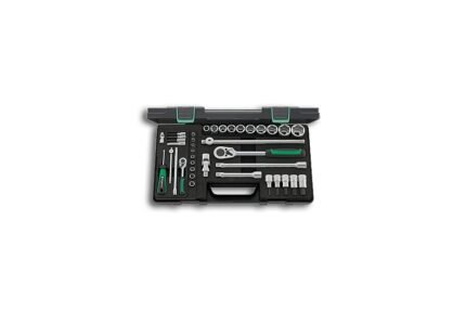 STAHLWILLE socket set 1/4"+1/2", 38-piece 40/52/27/11