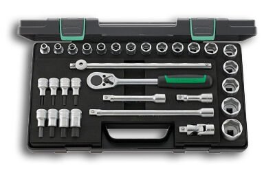 STAHLWILLE socket set 1/2", 31 pieces 52/54/25/6 KN