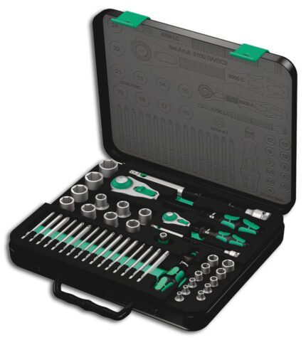 WERA socket set ZYKLOP 1/4" + 1/2"