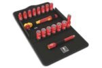 WERA socket set ZYKLOP 3/8" 17-piece, VDE