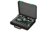 WERA socket set 1/2" ZYKLOP 37-piece, in sturdy metal case