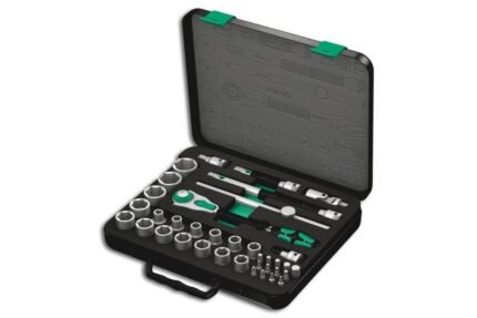 WERA socket set 1/2" ZYKLOP 37-piece, in sturdy metal case