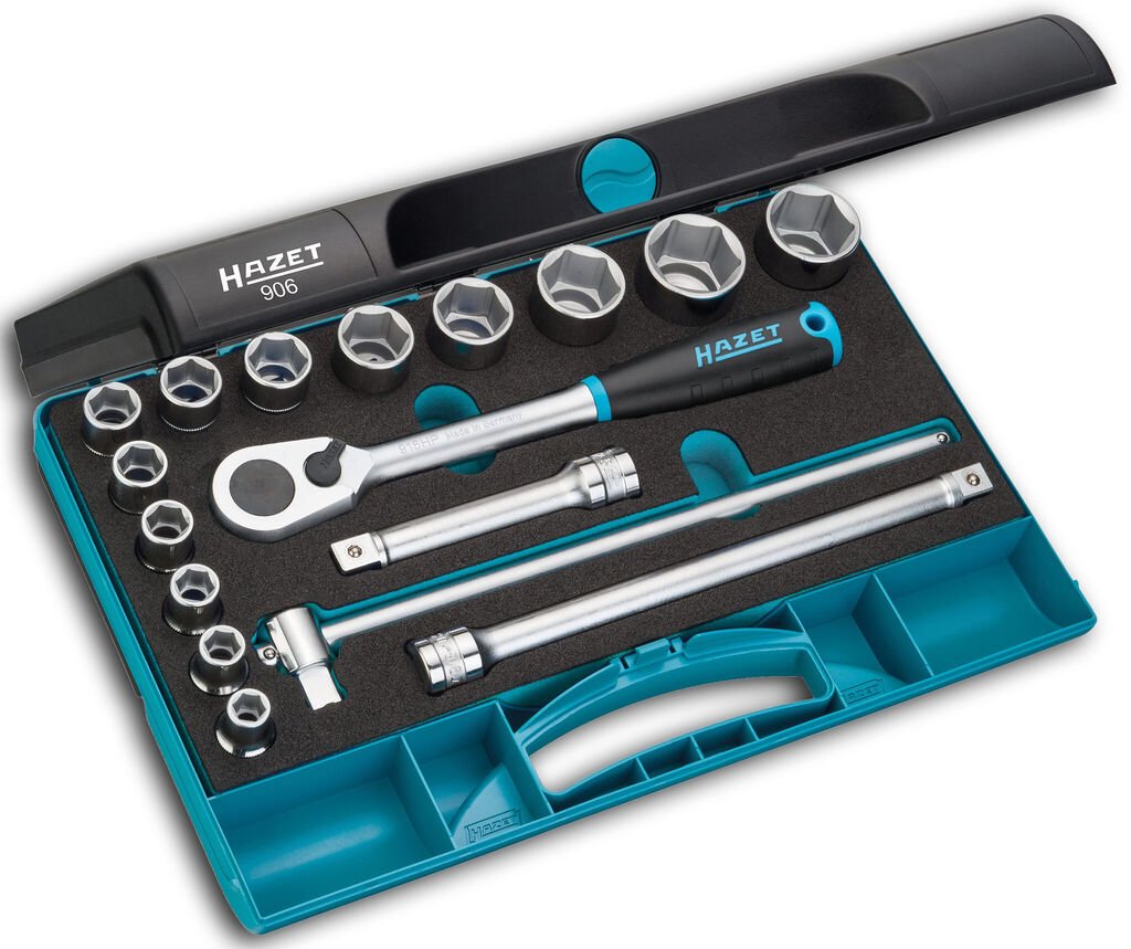 906-1-schatten_809398 HAZET socket wrench set 1/2", 17 pieces
