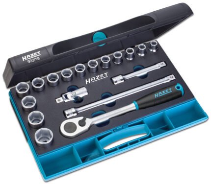 HAZET socket set 1/2" 18-piece, No. 932/18