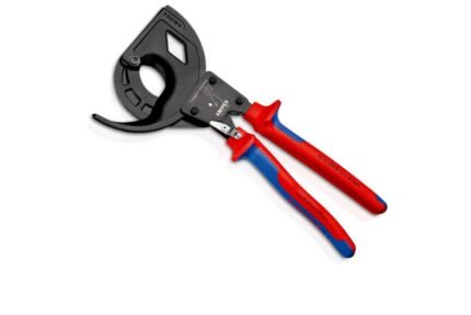 KNIPEX cable cutter ratchet 320mm, burnished 2K
