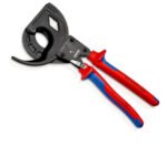 KNIPEX cable cutter ratchet 320mm, burnished 2K