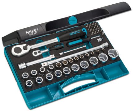 HAZET socket set 1/4"+1/2" 953 HP 47-piece