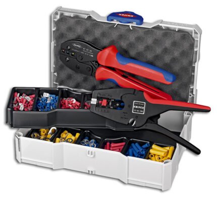 KNIPEX Crimp set for insulated cable lugs 285 pieces, No. 97 90 22
