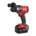 MILWAUKEE cordless drill driver , 18V / 5 Ah FUEL M18FDD3-502X, incl. 2 batteries and charger