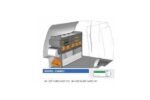 Brillmobil in-vehicle equipment Volkswagen Caddy from 2015 driver's side 1225x365x900 mm (Block 01)