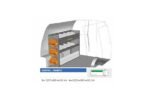 Brillmobil in-vehicle equipment Volkswagen Caddy from 2015 driver's side 1225x365x900 mm (Block 07)
