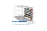 Brillmobil in-vehicle equipment Volkswagen Crafter from 2017 passenger side 1524x365x1700 mm (Block 01)