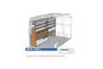 Brillmobil in-vehicle equipment Volkswagen Crafter from 2017 passenger side 2749x365x1690 mm (Block 03)