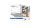Brillmobil in-vehicle equipment Toyota Proace from 2016 passenger side 1016x365x1200 mm (Block 21)
