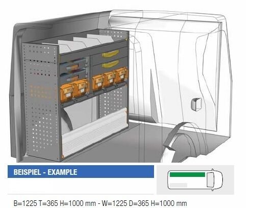 ka_1210_01_119546 Brillmobil in-vehicle equipment Mercedes Benz Citan from 2012 driver's side 1225x365x1000 mm (Block 01)