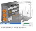 Brillmobil in-vehicle equipment Renault Kangoo from 2012 driver's side 1524x365x1000 mm (Block 05)