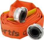 FORTIS construction/industrial flat hose, orange 20m, with 2 leakage gates