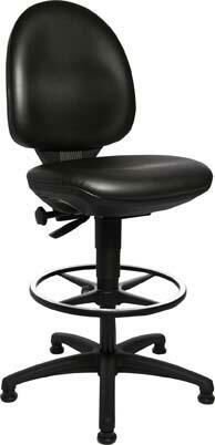 TOPSTAR work chair Tec 50 foot ring, imitation leather