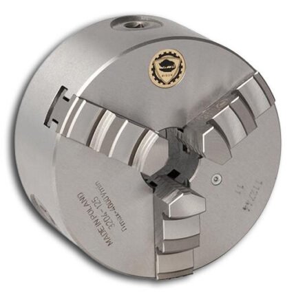 BISON three-jaw lathe chuck cast iron 125mm DIN6350