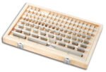 FORTIS Parallel gauge block set, 103 pieces
