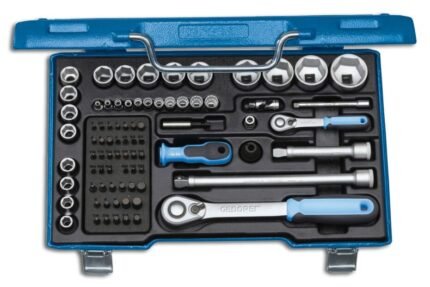 GEDORE socket wrench set 1/4-1/2" 81-pcs. no. 19 V20U-20