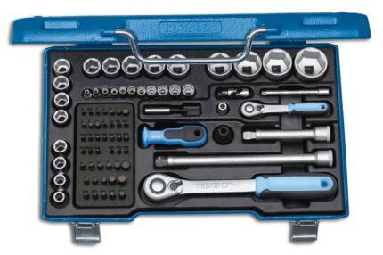 GEDORE socket wrench set 1/4-1/2" 81-pcs. no. 19 V20U-20