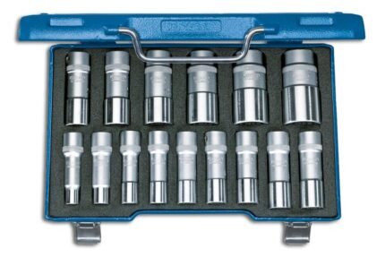 GEDORE socket set 1/2" 15 pcs. long