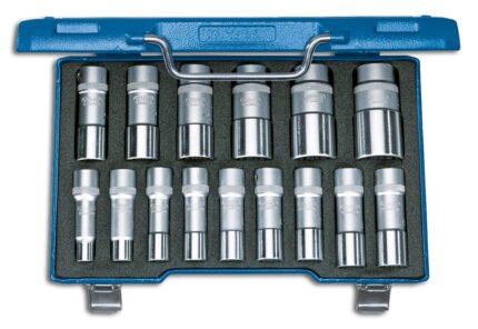 GEDORE socket set 1/2" 15 pcs. long