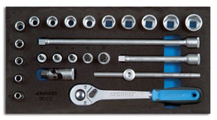 GEDORE tool module CT1/3 socket set3/8"