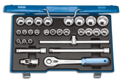 GEDORE socket set 1/2" 28-piece, 19 VMU-10 (SW10-36)