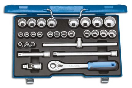GEDORE socket set 1/2" 28-piece, D19 VMU-10