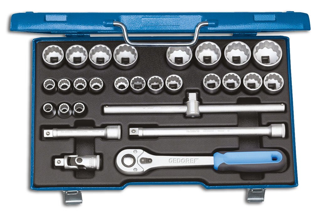 pic_ps_2682877-2-schatten_801723 GEDORE socket set 1/2" 28-piece, D19 VMU-10