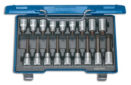 GEDORE Screwdriver bits No. ITX19LKP 1/2 Set 18 pcs.