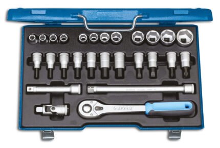 GEDORE socket set 1/2" 27-piece 19IMU-10