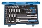 GEDORE socket set 1/4"+1/2" 50-piece, 19V20-U-10