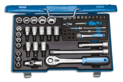 GEDORE socket set 1/4"+1/2" 50-piece, 19V20-U-10