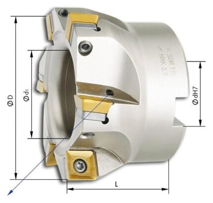 PREMIO corner cutter head 90 degrees with IK D125mm Z 9 for SDMT12