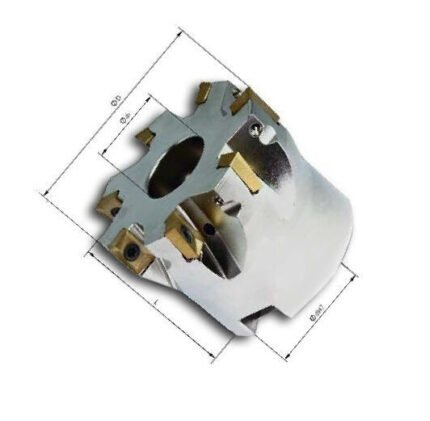 PREMIO corner cutterhead 90 degrees without IK D 63mm Z 9 for APKT10