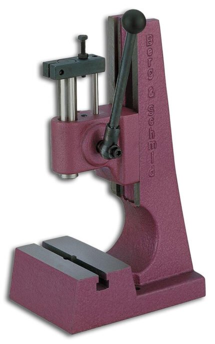 BERG & SCHMID Hand lever press with rack mod. HZ 150, pressure force 1.5 kN