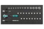 WERA tool module 1/3 socket wrench 1/4" cyclop and holding function