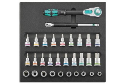 WERA tool module 1/3 socket wrench 1/2" cyclop and holding function