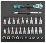 WERA tool module 1/3 socket wrench 1/2" cyclop and holding function